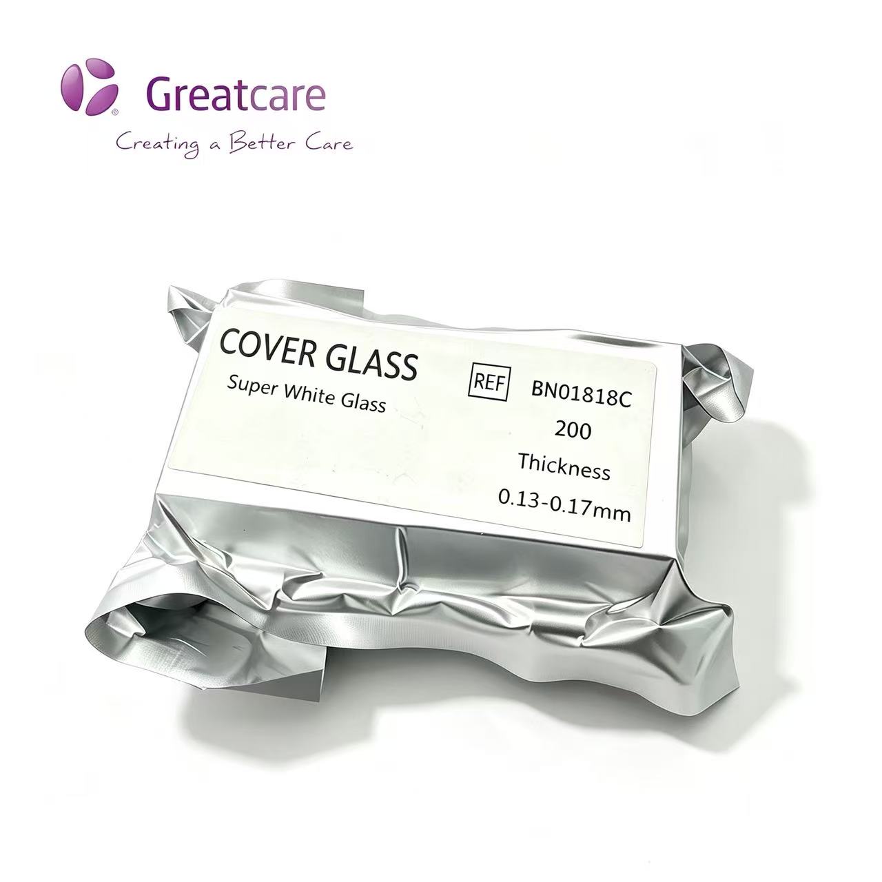 Bìa kính Kính siêu trắng 18x18mm